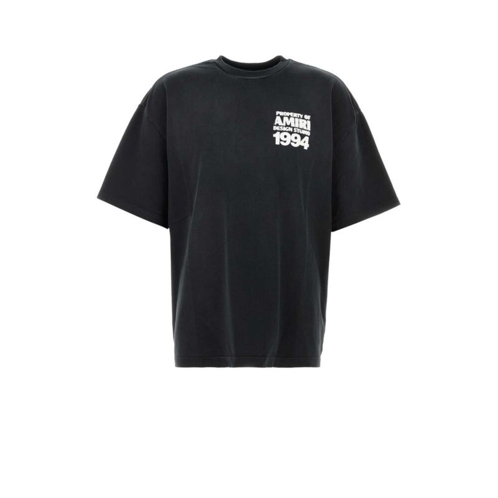 Amiri Men Black Cotton Oversize T-Shirt
